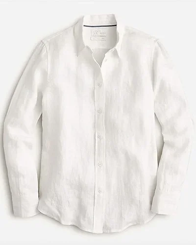 JCREW Slim-fit Baird McNutt Irish linen shirt  Swap out cotton for linen!