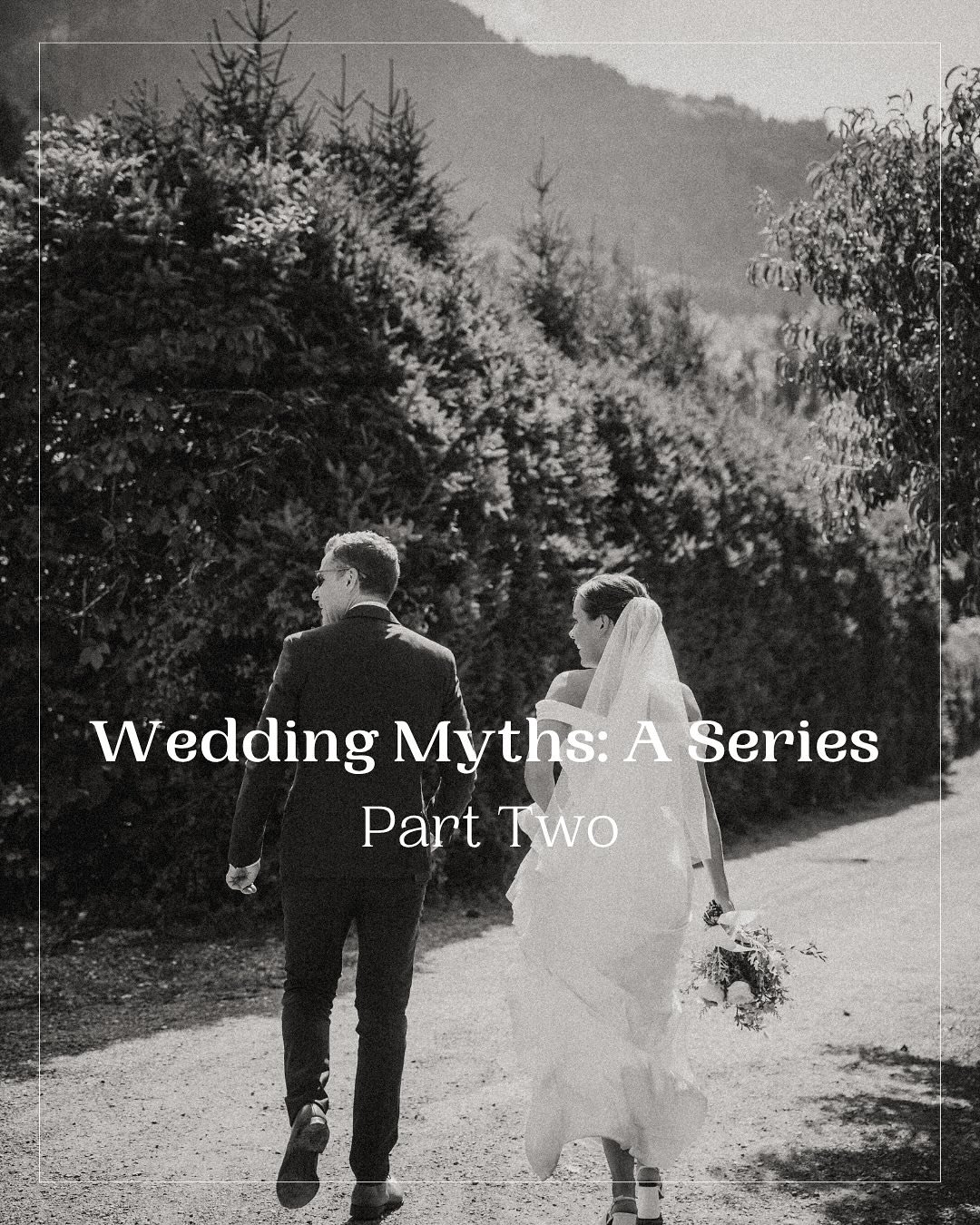 We&rsquo;re back with more wedding myths - here to calm the weekend &ldquo;what ifs&rdquo; and remind you: planning a wedding shouldn&rsquo;t mean losing your whole personality in the process.

You don&rsquo;t have to follow traditions that don&rsquo