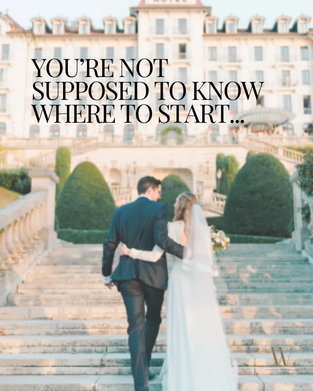 You&rsquo;re not behind.
You&rsquo;re not doing it wrong.
And no, there isn&rsquo;t a secret handbook you missed (we promise!)

Wedding planning is a lot to take on, and yes, it is bigger than it looks! 

But you don&rsquo;t have to wing this alone.
