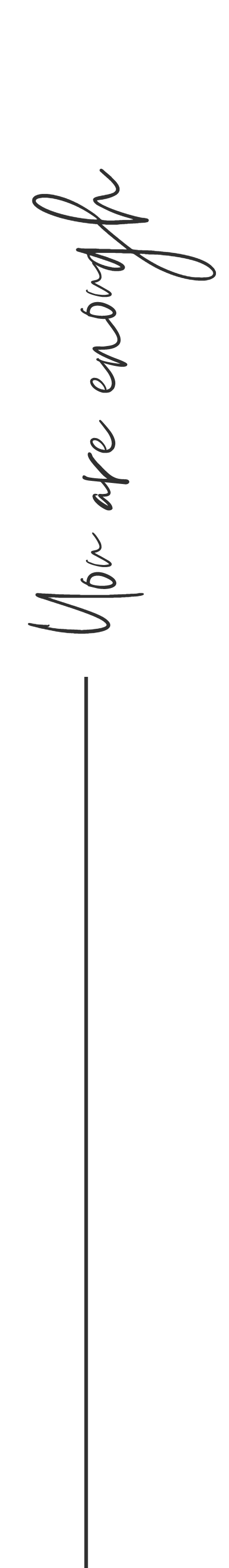 Black background with cursive text that says "You are enough" in gray.