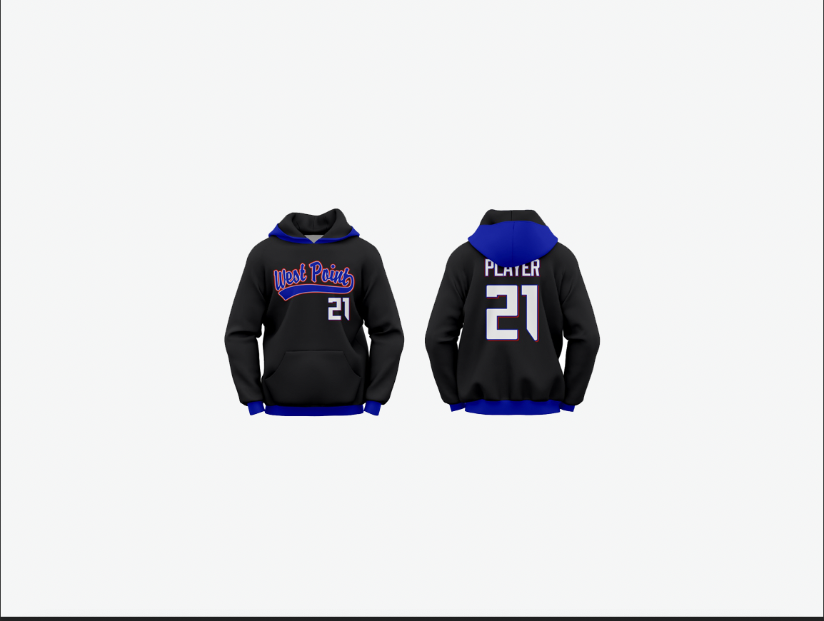 Black Custom Hoodie