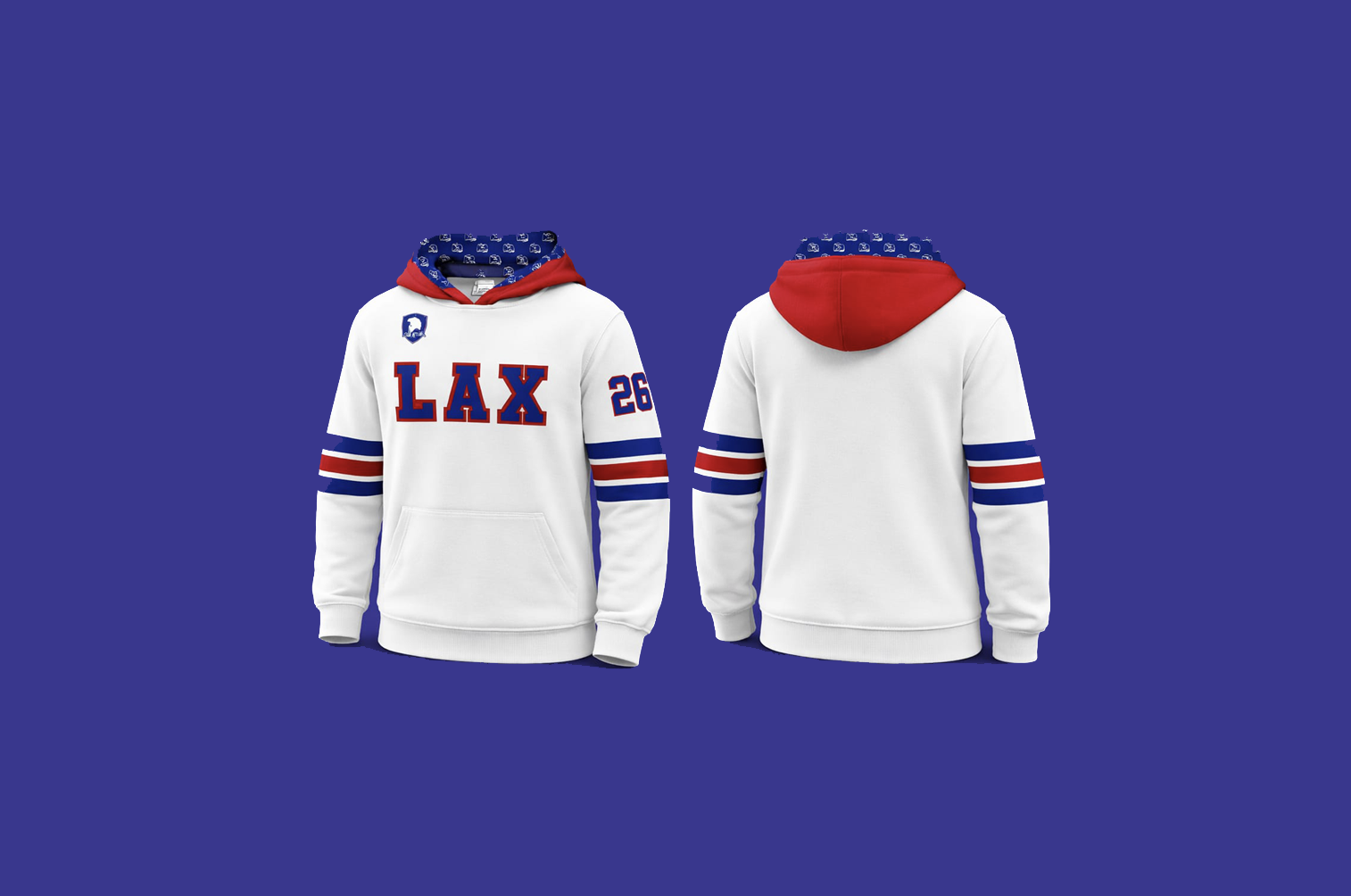 Custom Fleece Long Sleeve Hoodie
