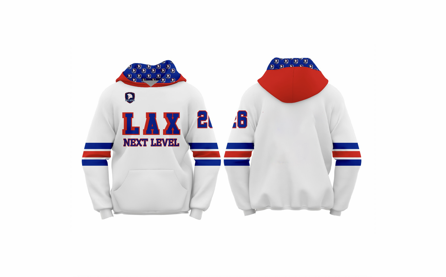 Custom Fleece Long Sleeve Hoodie