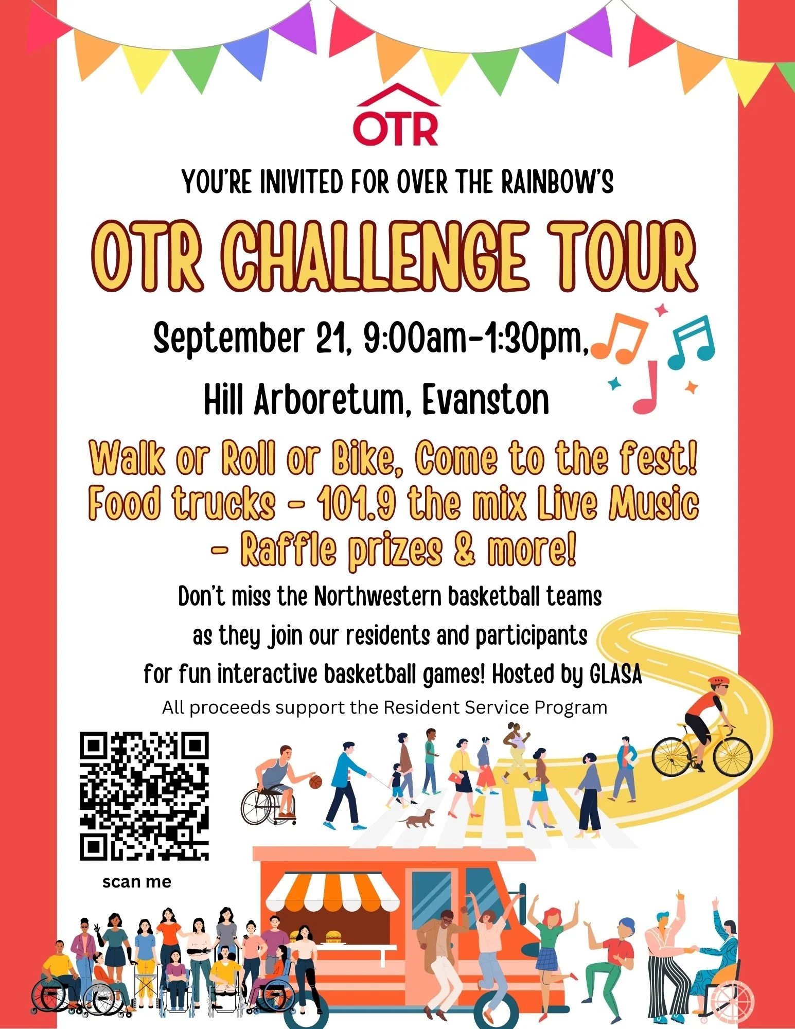 The OTR Challenge Tour 2025: Walk, Roll, Ride for Independence