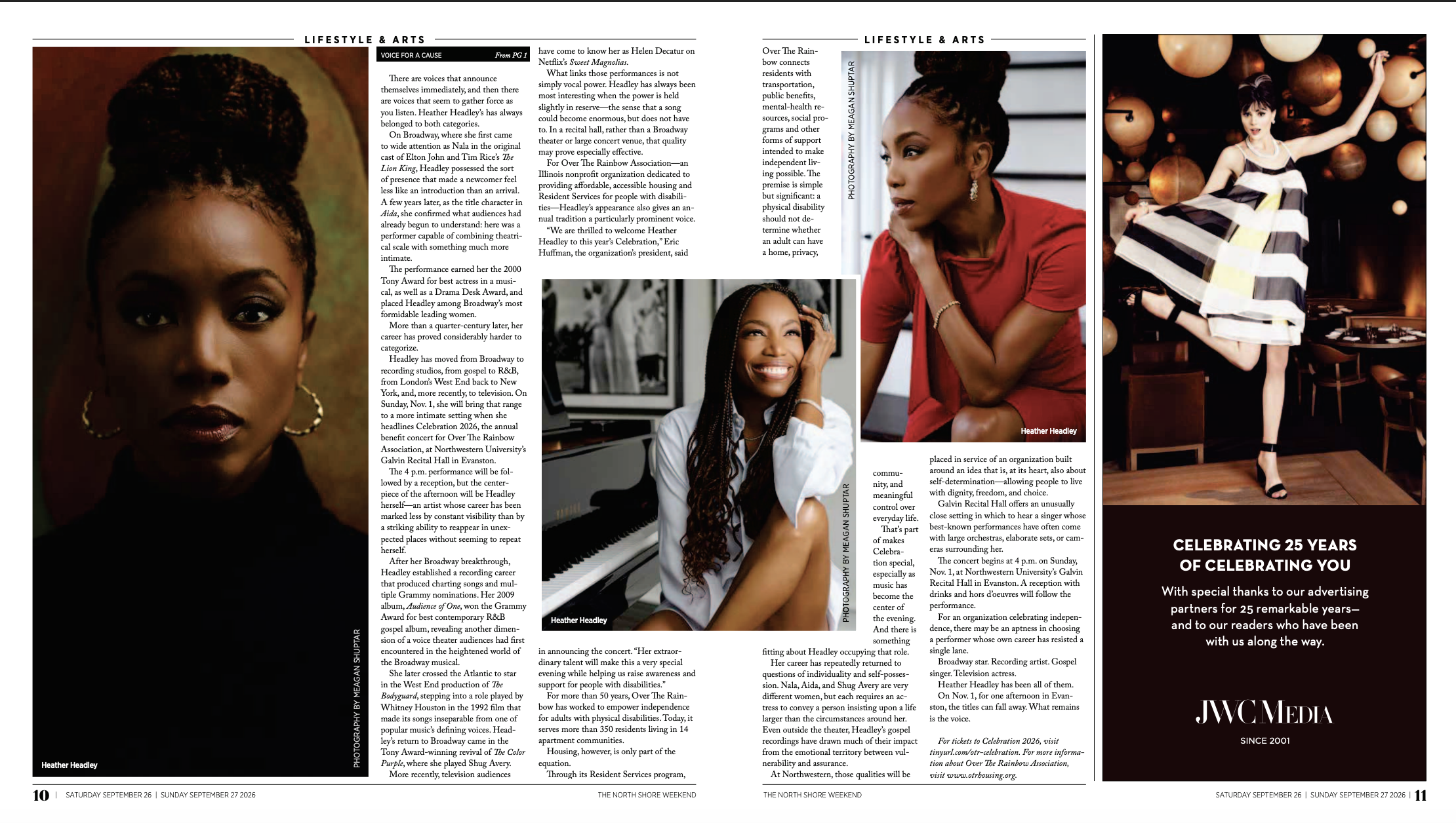 The Northshore Weekend: Voice for a Cause Heather Headley