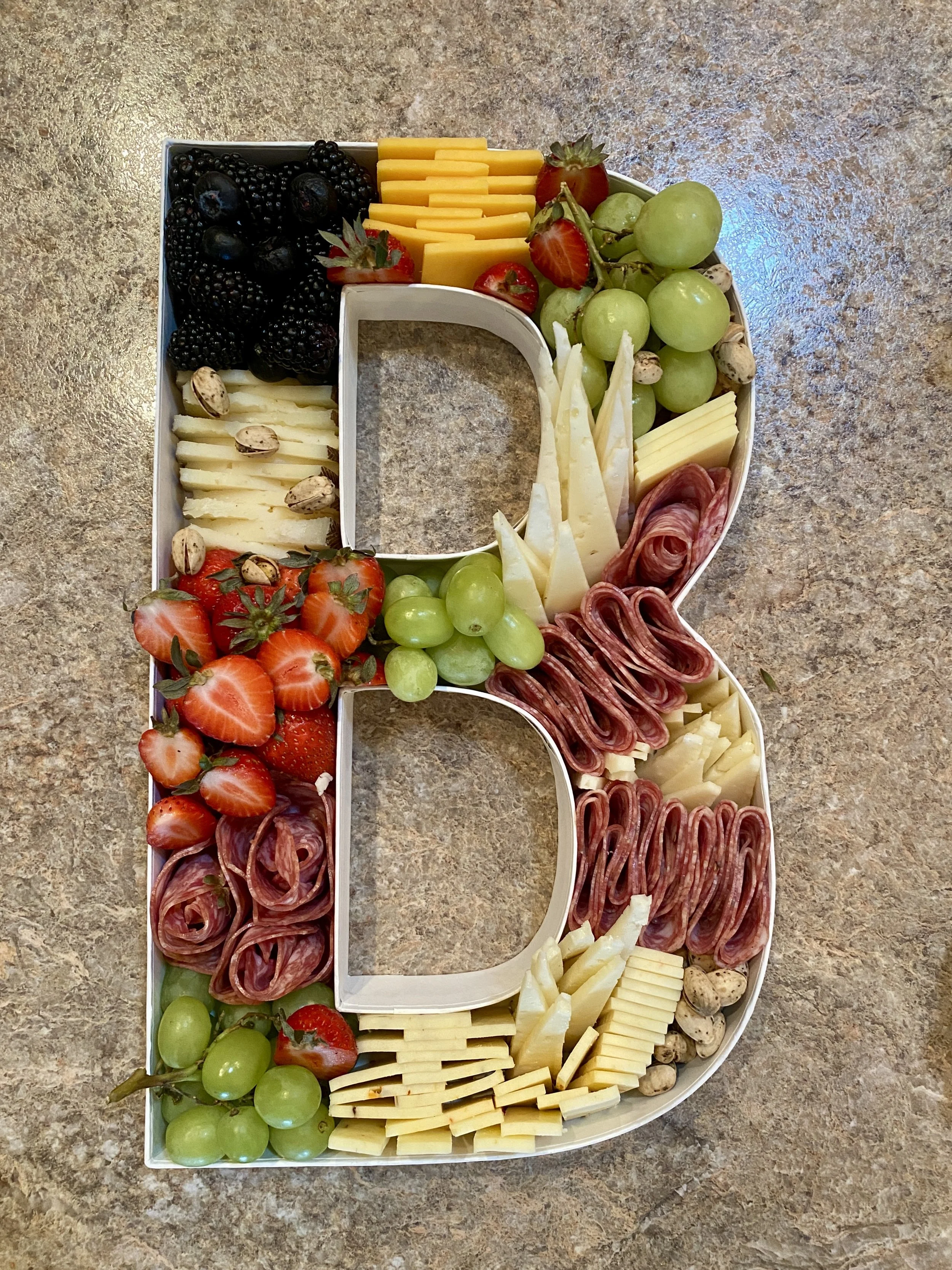 Charcuterie Letters and Numbers