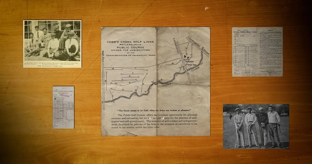 Historical artifacts of Cobbs Creek Golf Course
