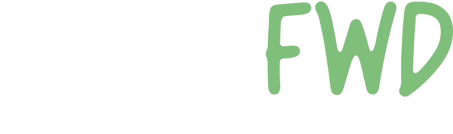 Graphic with the words 'GROW FWD' in large, stylized letters, with 'GROW' in white and 'FWD' in green. Below, in smaller white text, it says 'By PayFWDs'.