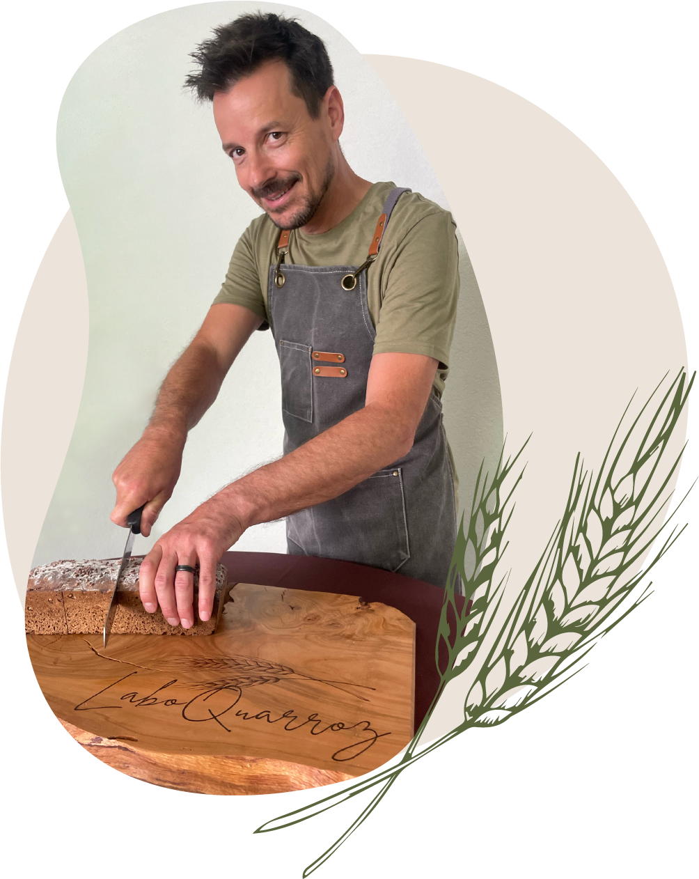 Photo de David Quarroz, artisan boulanger pour la boulangerie Labo Quarroz