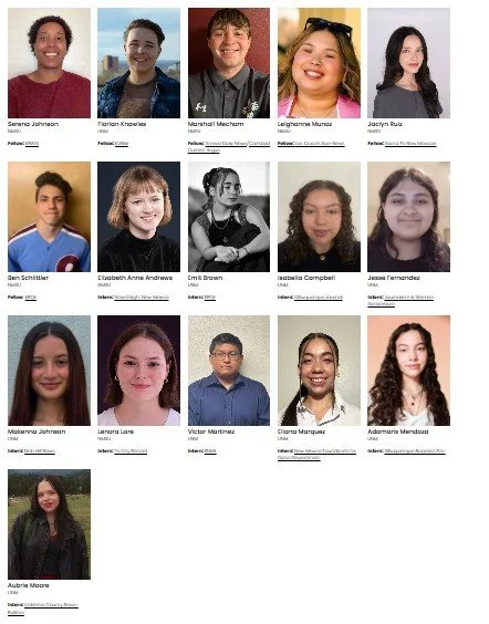 16 Emerging Journalists selected for 2026-2027 New Mexico Local News Fellowships and Internships