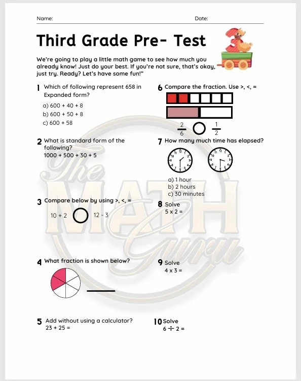 Third Grade pre test.jpg