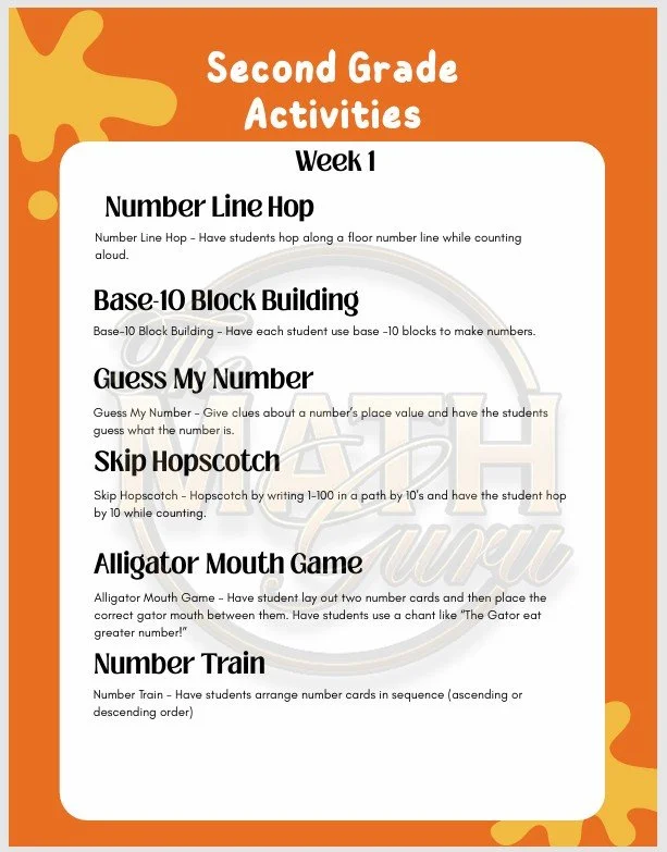 Second Grade activities.jpg