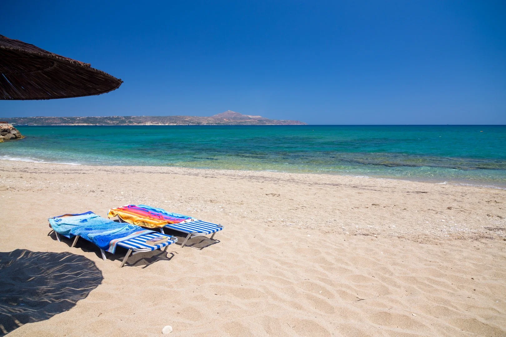 Kalyves beach, just 5 min walk from the villa