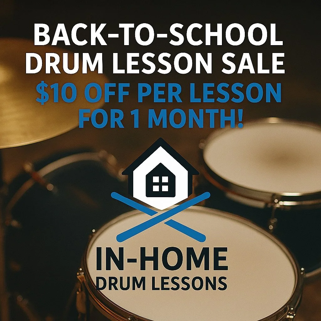 🥁 Back-to-School Drum Lesson Sale 🎓
Now through the end of the month, get $10 off every in-home lesson for 1 full month — no contracts, no registration fees. Just flexible, personalized drum instruction at home.
📍 Redondo Beach, Torrance, Pa