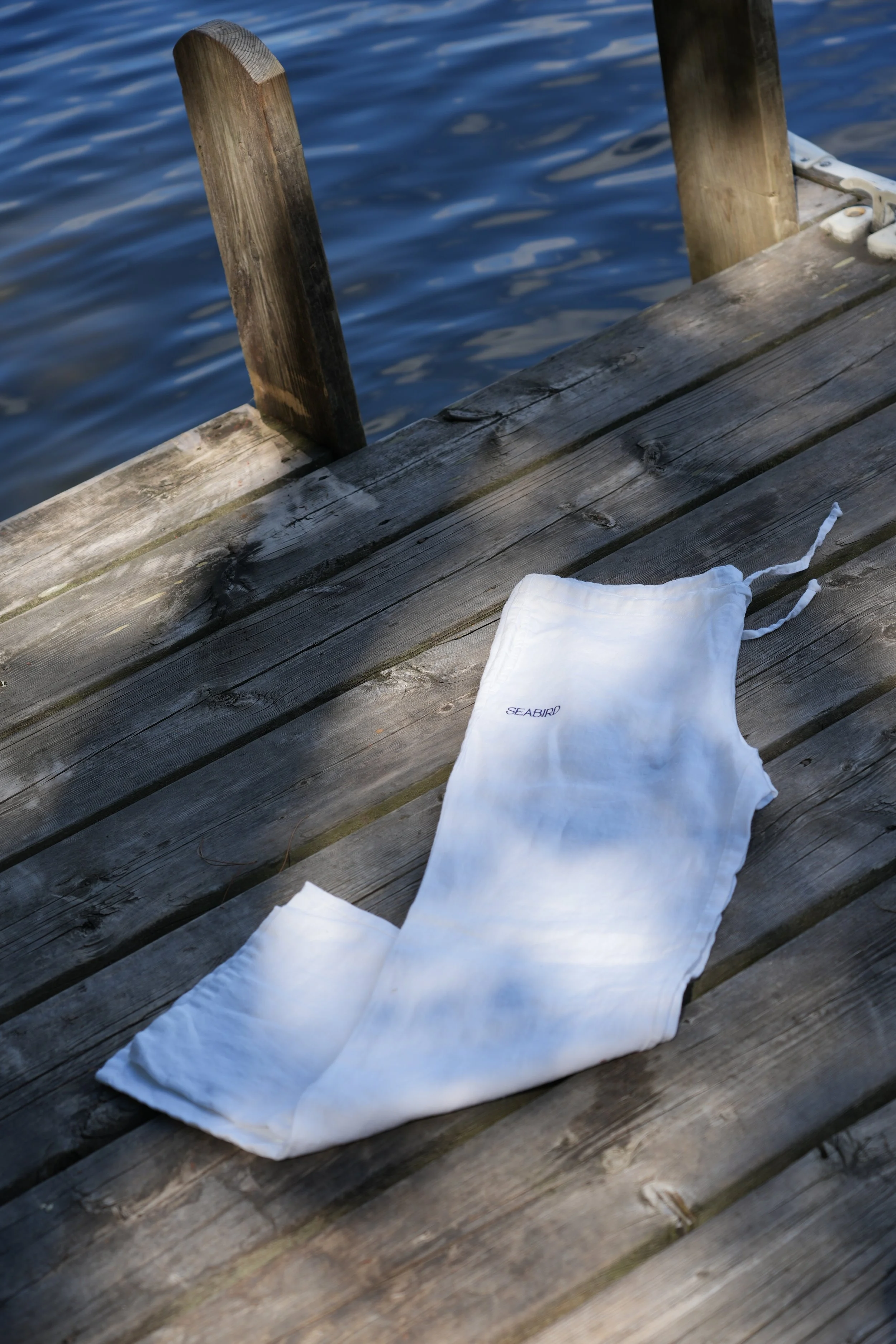 White Linen Pant (Medium-Large)