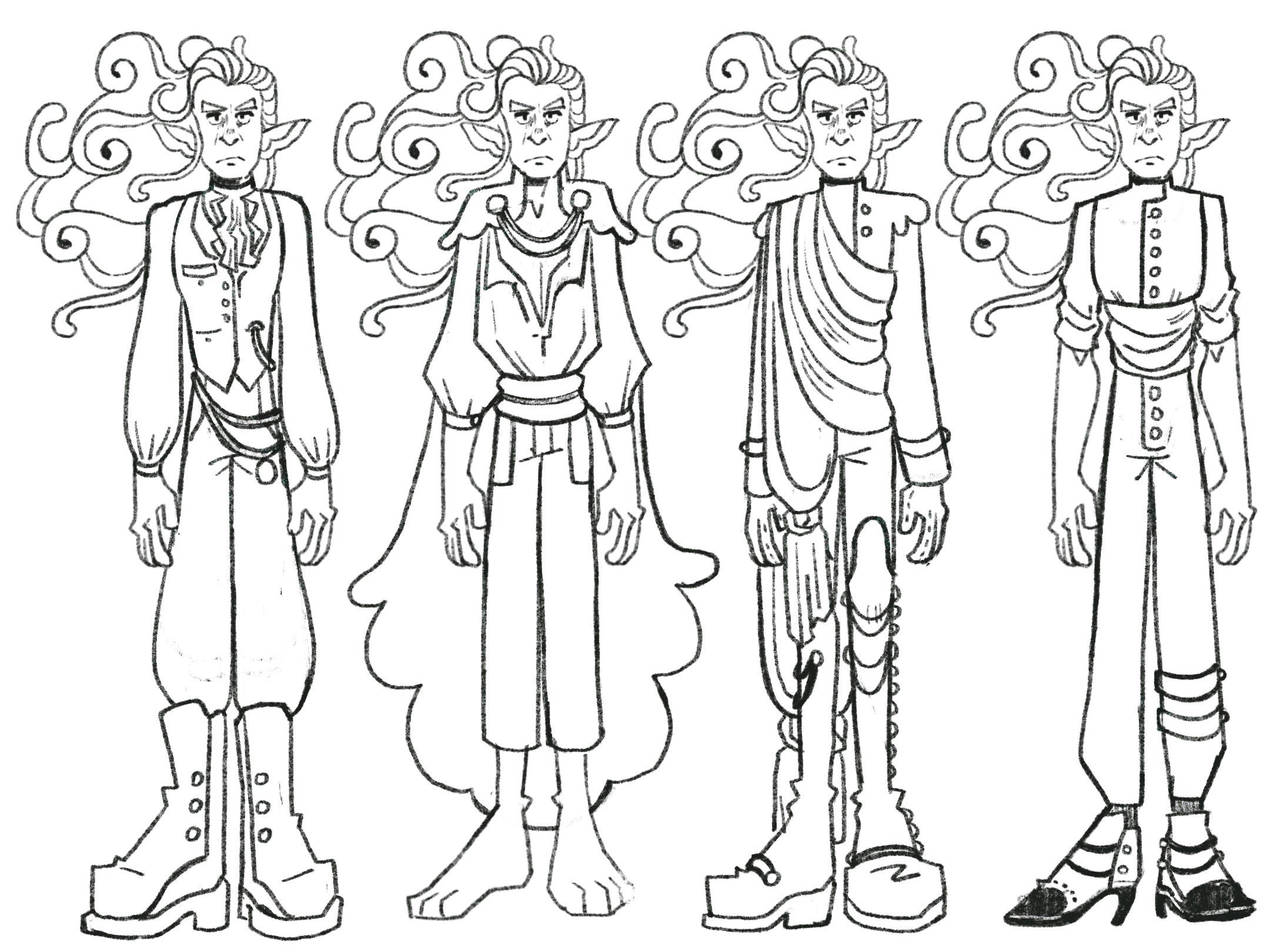 A costume exploration for an underwater scientist named Dr. Orlov. 