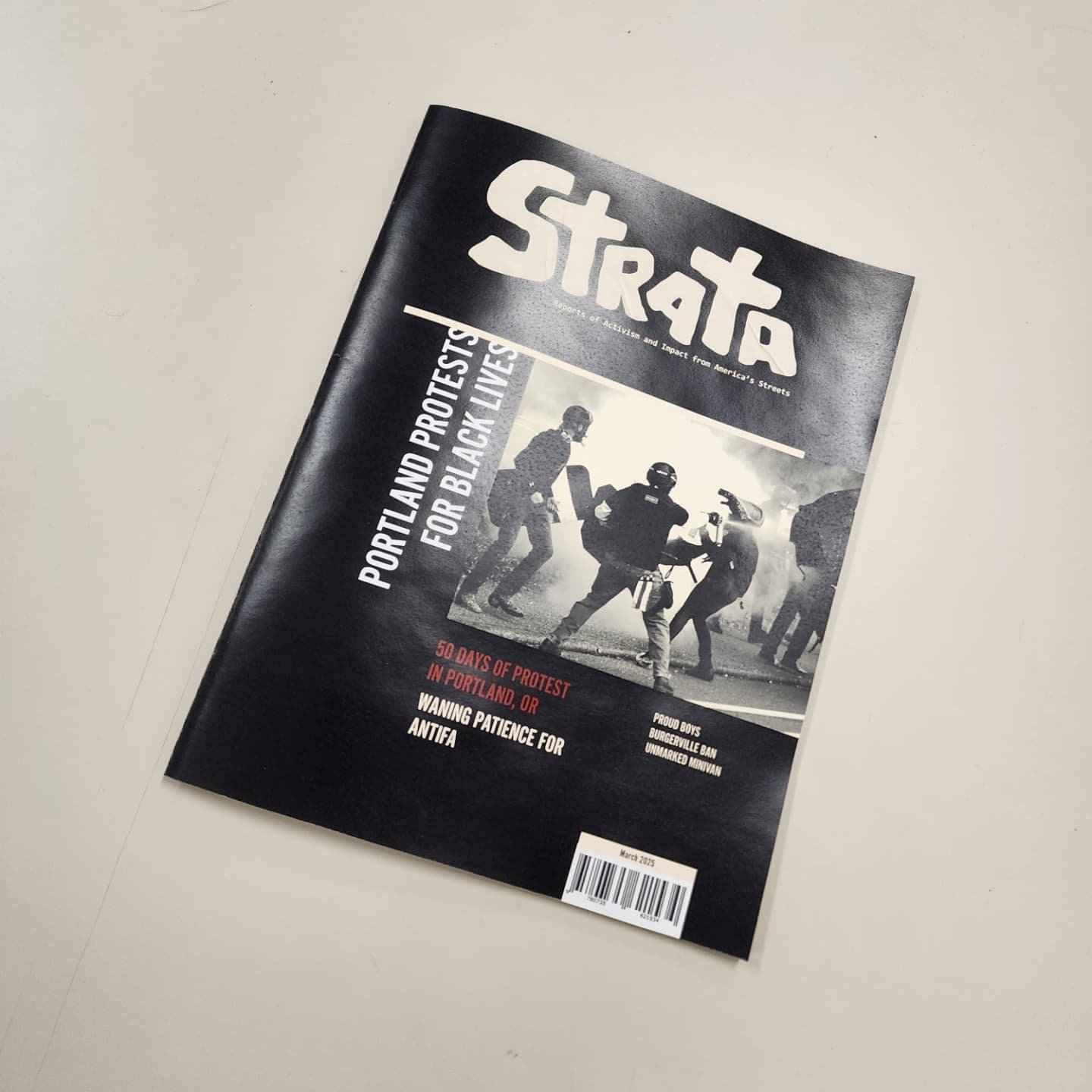 Turning in the final magazine that I made for winter term.  I'm most proud of the trim job because I suck with a knife, but I got it done, and it's beautiful.

The main challenge was in the design, I chose to have department heads and page numbers bl