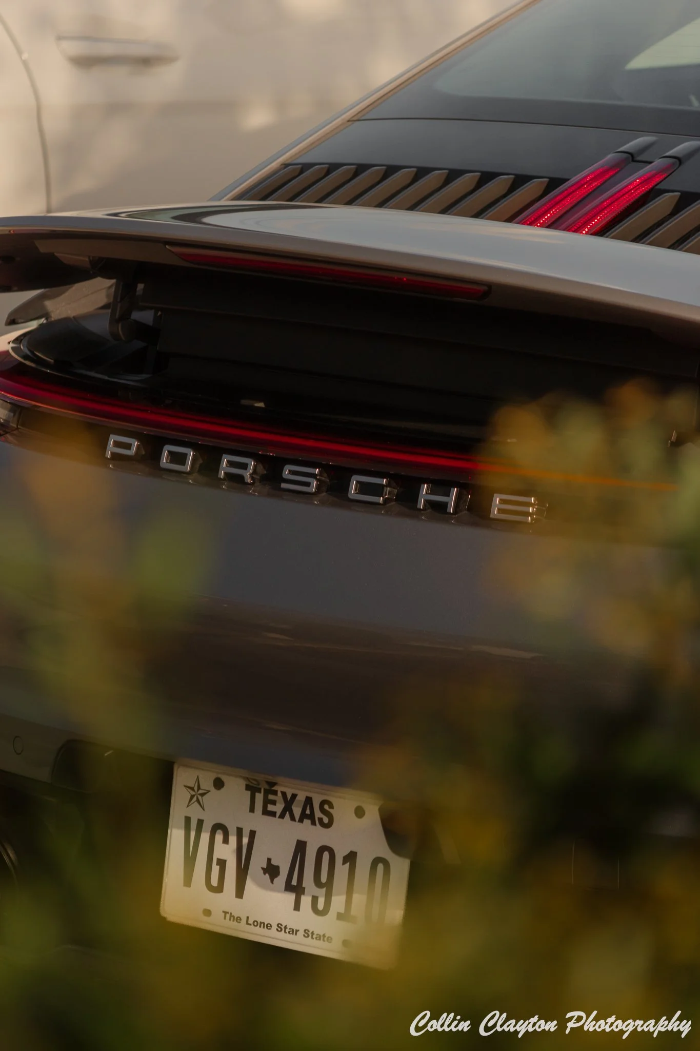 Porsche Rear Badge Close-Up – Natural Light