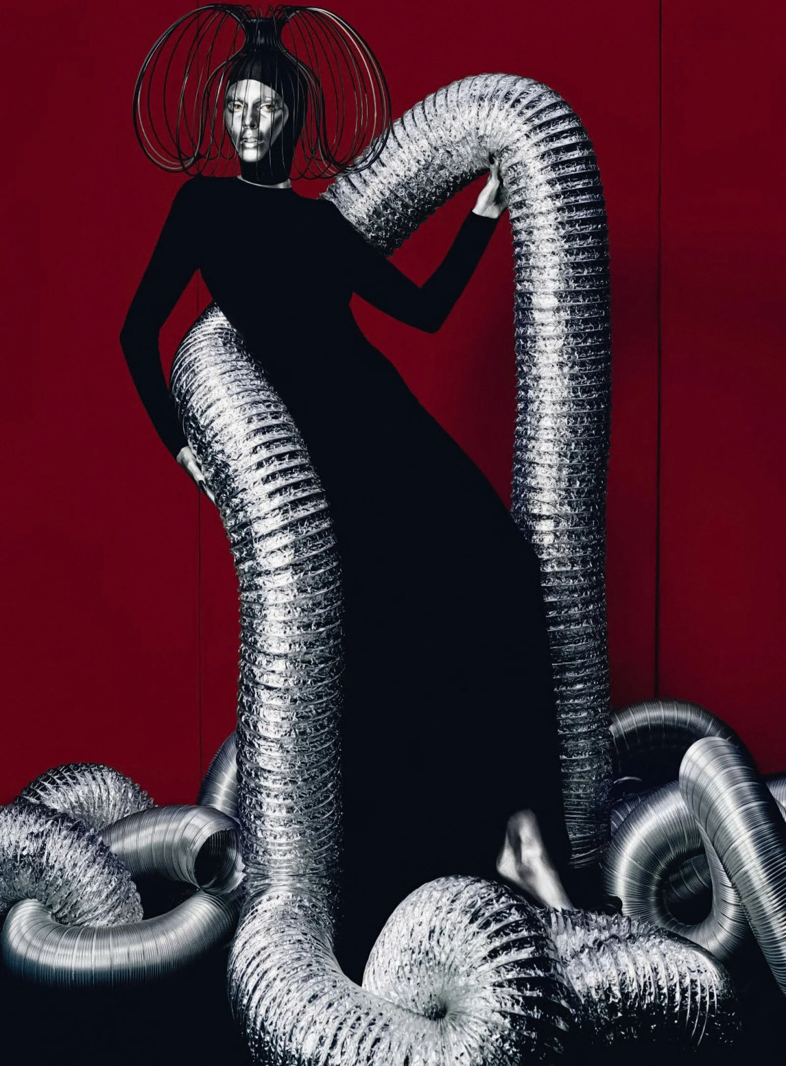 VOGUE ITALIA PHOTOGRAPHER RAFAEL PAVAROTTI STYLIST IB KAMARA HAIR BENJAMIN MULLER MUA CHIAO LI HSU NAILS ANAIS CORDEVANT 