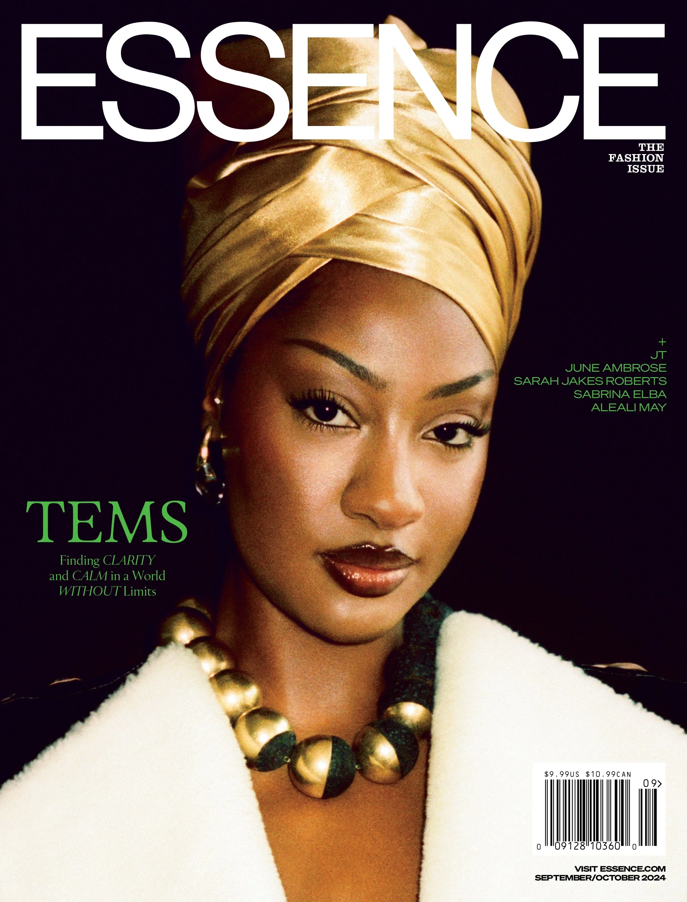 TEMS ESSENCE MAGAZINE PHOTOGRAPHY LIZ JOHNSON ARTUR STYLIST GABRIELLA KAREFA-JOHNSON HAIR AMIDAT GIWA MUA KAYLA PEREZ NAILS TINU BELLO PRODUCTION ANDRE AUGUSTO