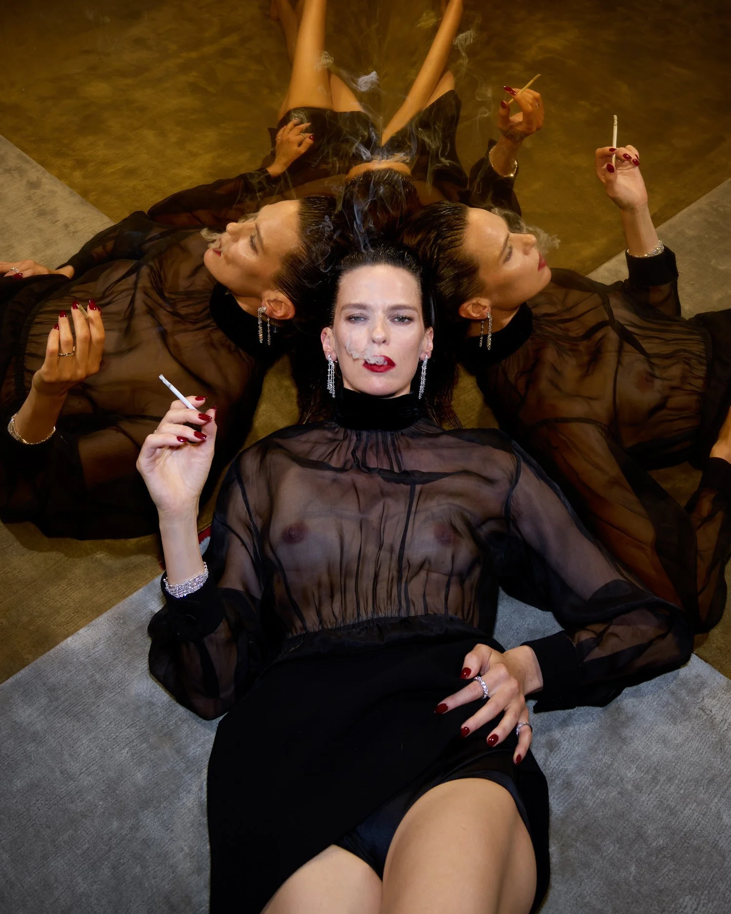 PHOTOGRAPHY CLAIRE ROTHSTEIN STYLIST CHRISTOPHER MAUL SET DESIGN LEE FLUDE HAIR DANIEL MARTIN MUA TERRY BARBER 