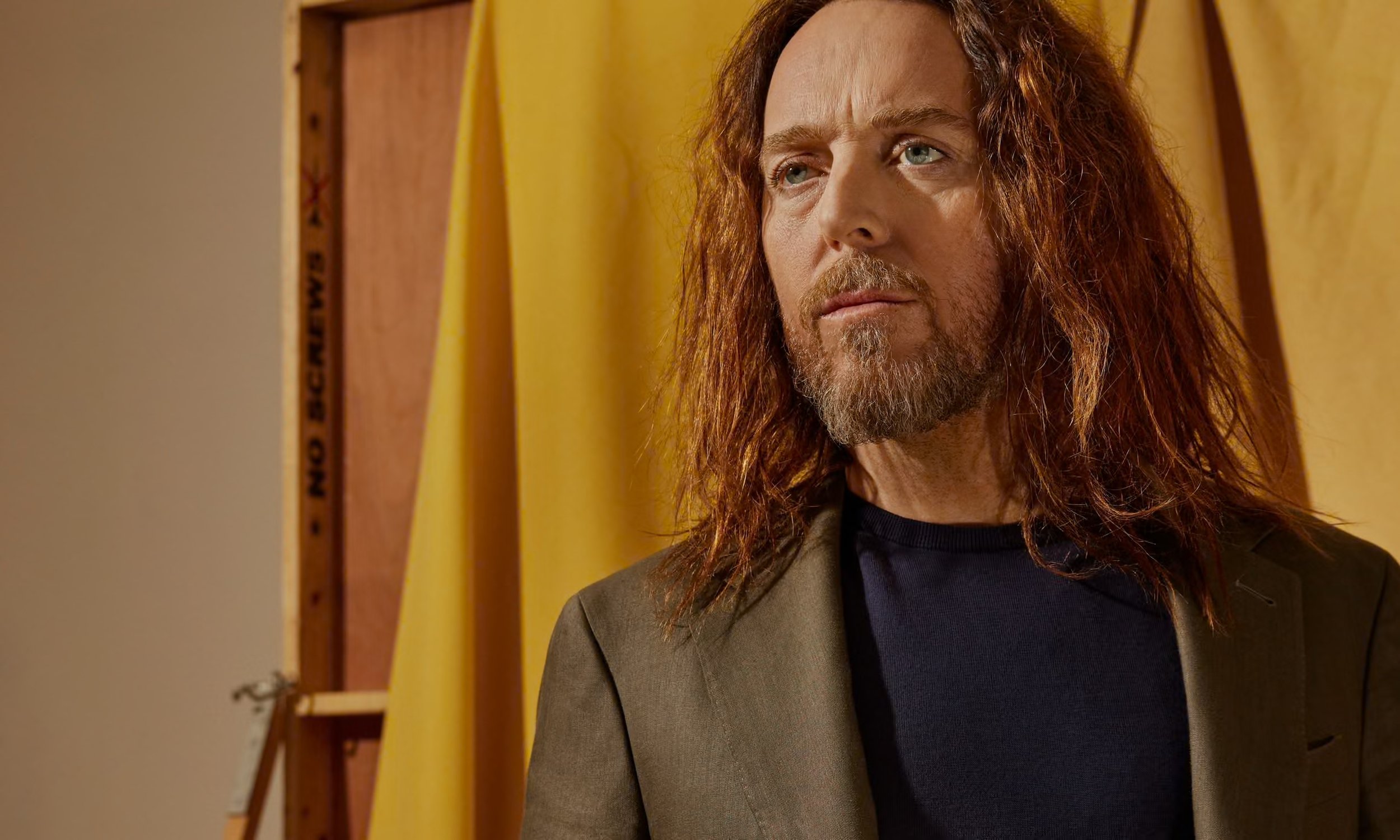 TIM MINCHIN THE GUARDIAN PHOTOGRAPHER DAVID VINTIER STYLING ROSALIND DONOGHUE GROOMING NOHELIA REYES