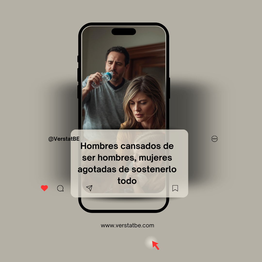 Hombres cansados de ser hombres, mujeres agotadas de sostenerlo todo