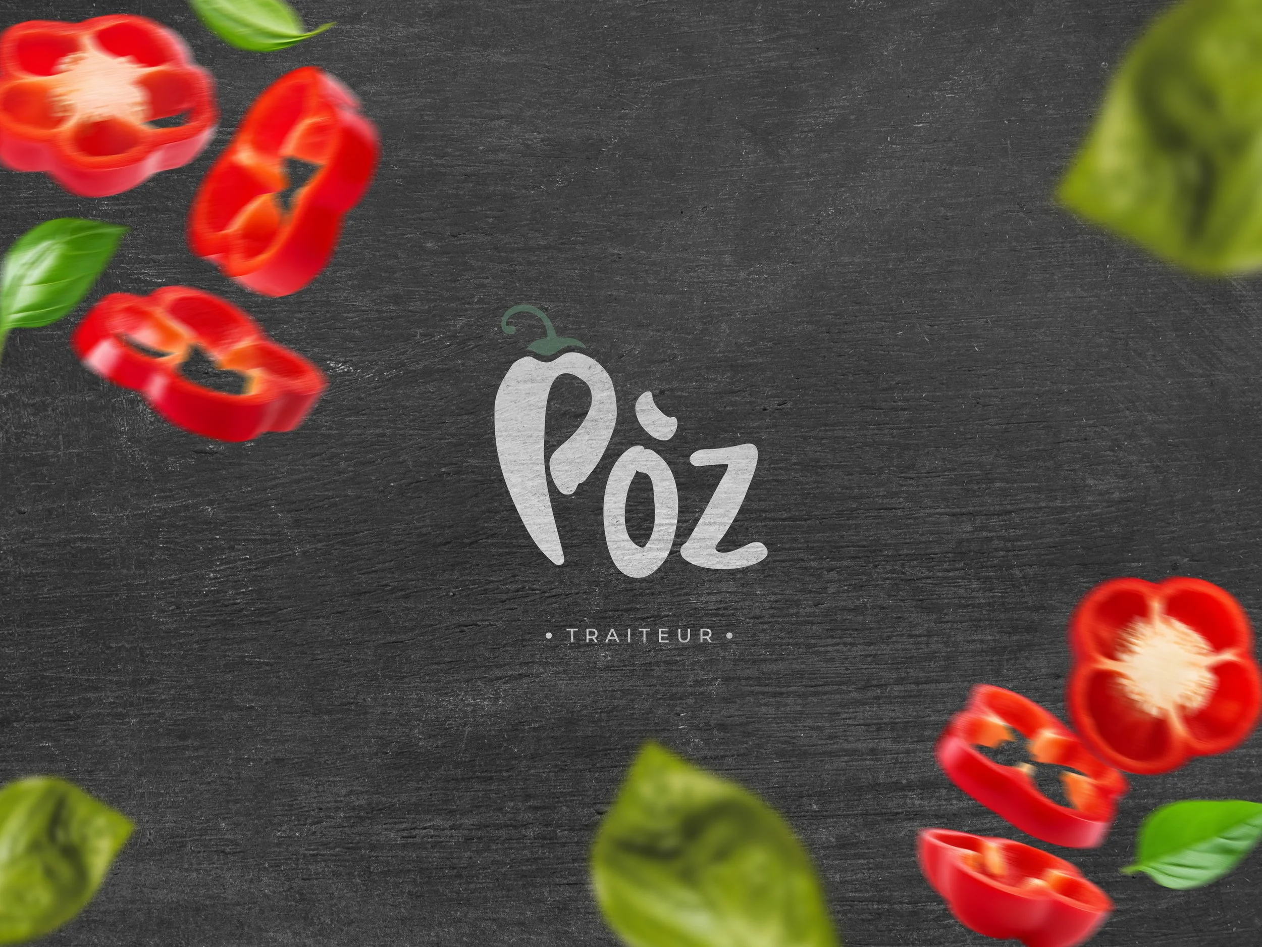 Poz - Logo Design | Catering Branding