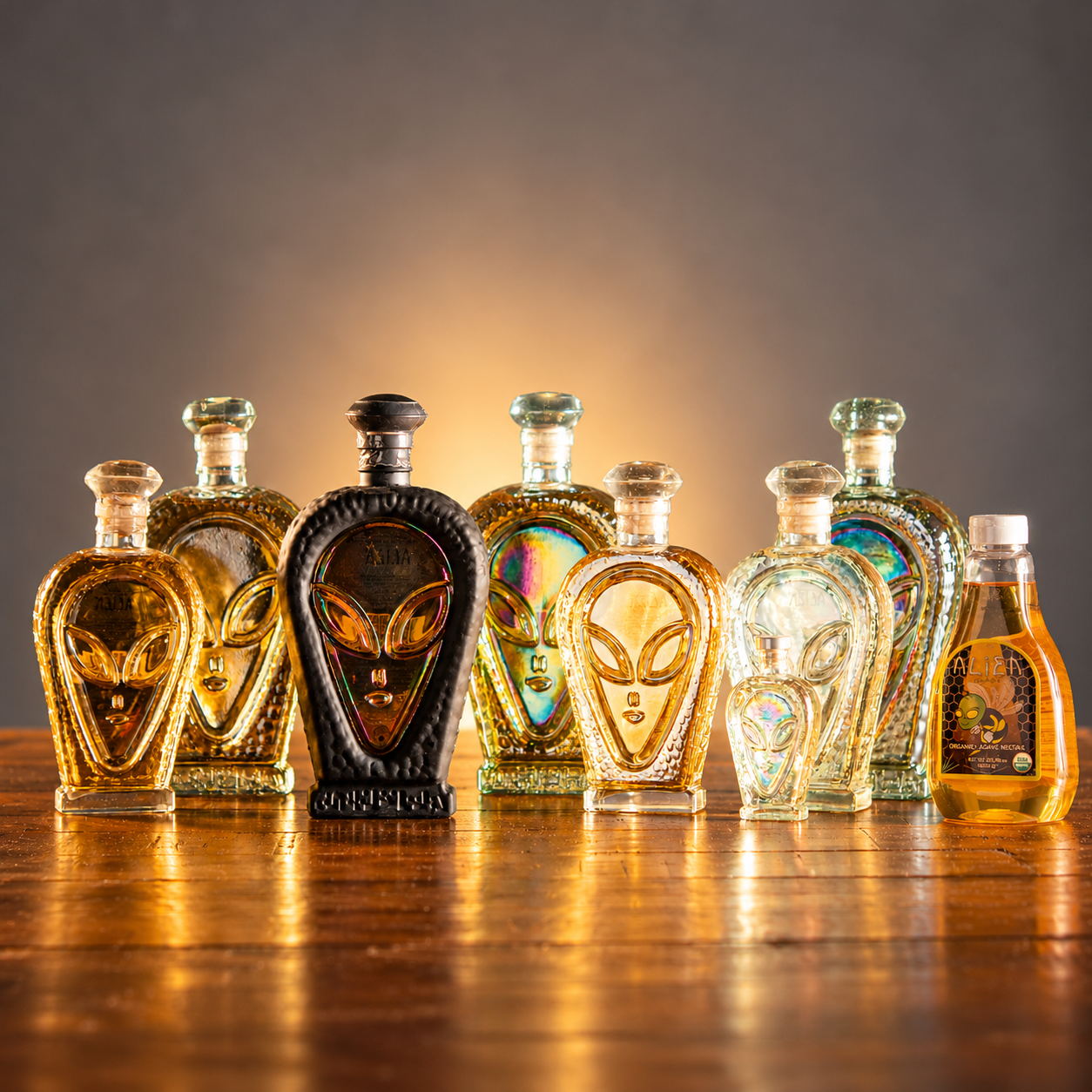 Alien Tequila, Alien Silver Tequila, Alien Repo Tequila, Alien Anejo Tequila