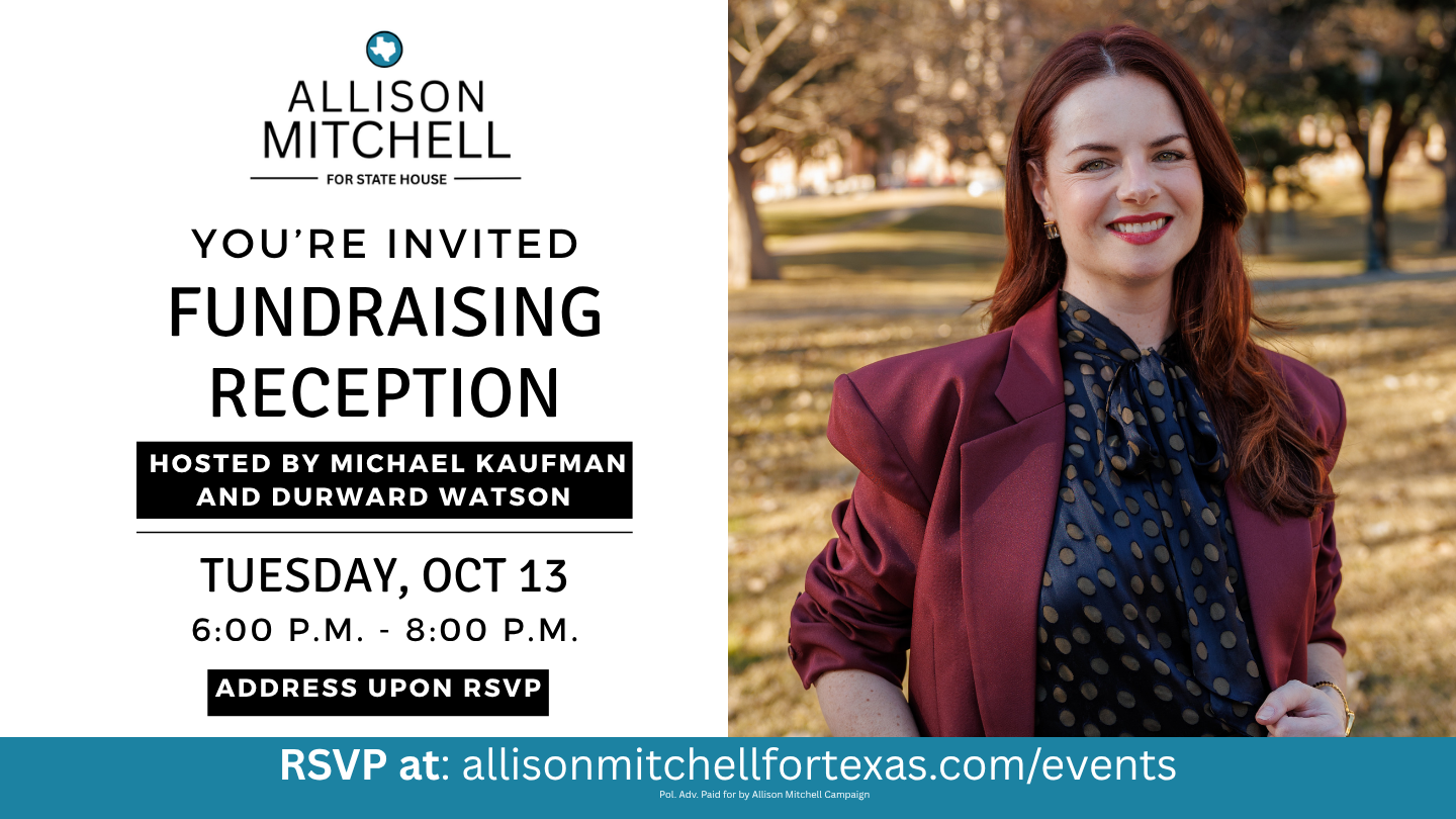 Fundraising reception with Michael Kaufman and Durward Watson
