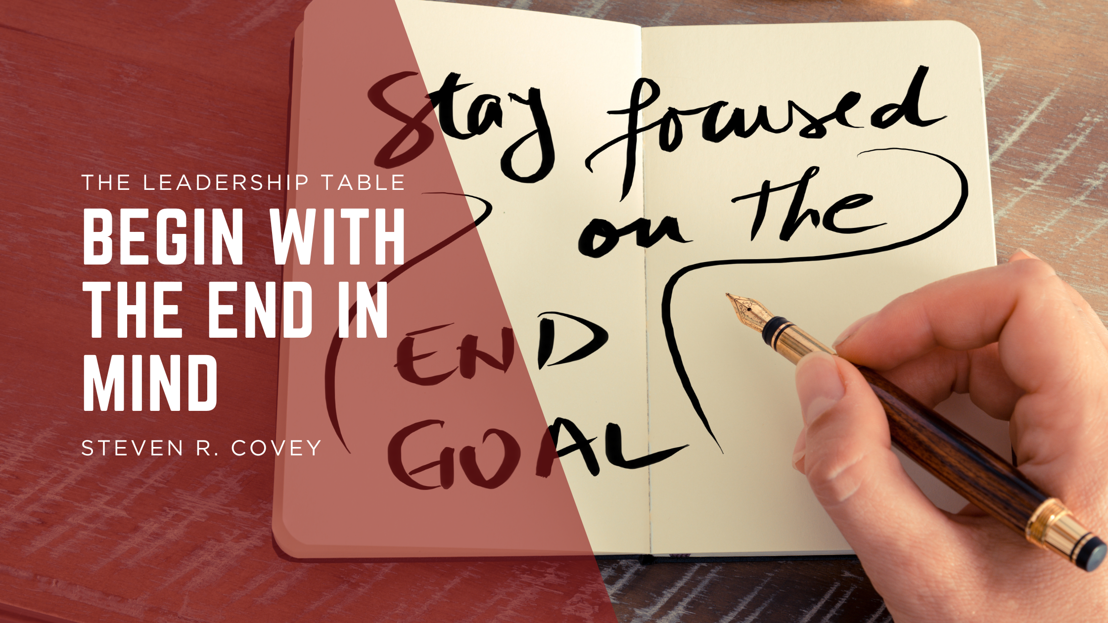 Begin with the End in Mind (Stephen Covey)