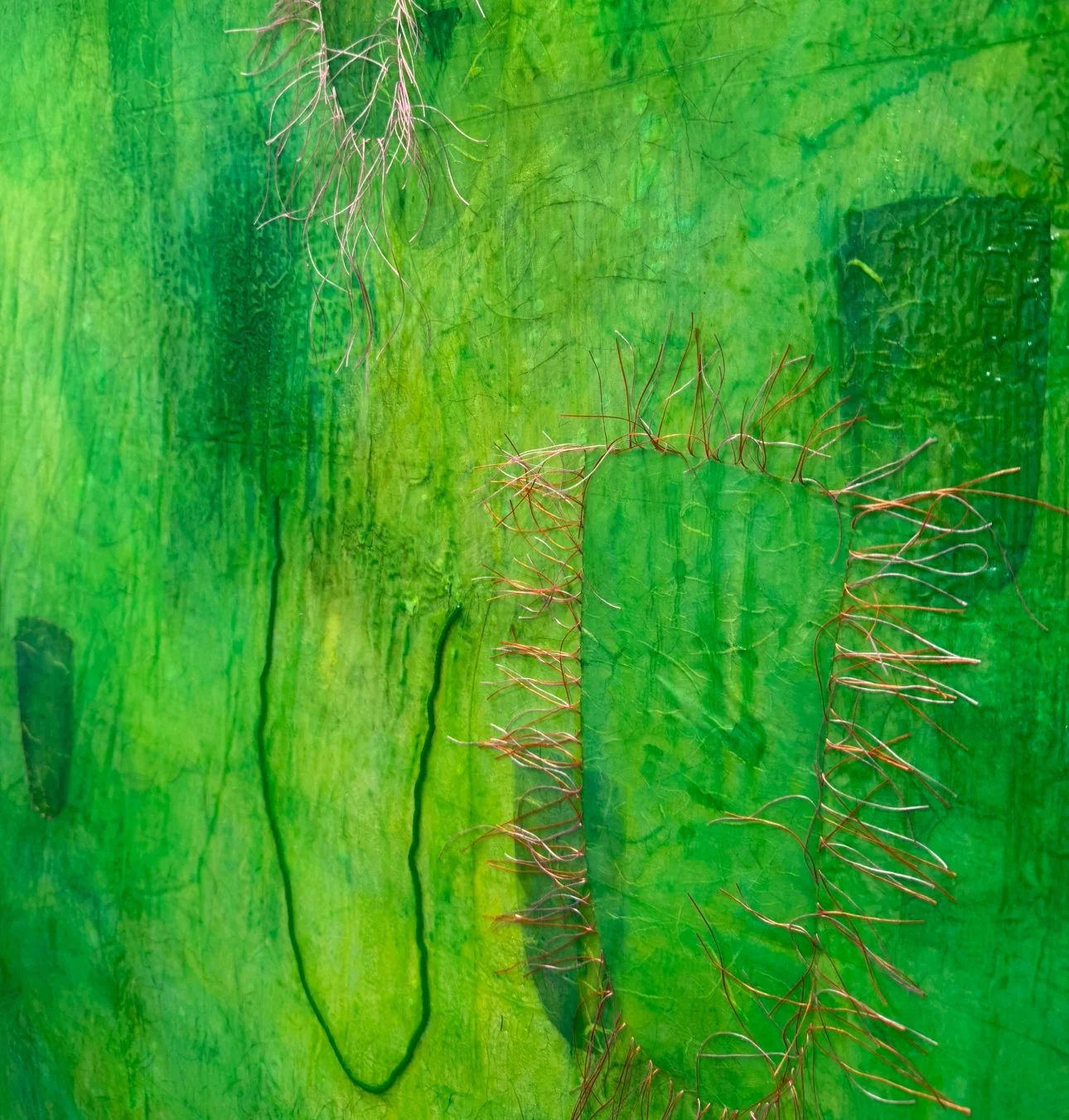 Detail of Sonya Kelliher-Combs at Andrew Kreps Gallery