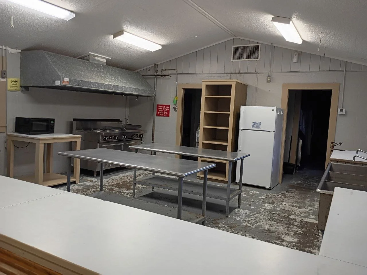 Main Hall &amp; Kitchen