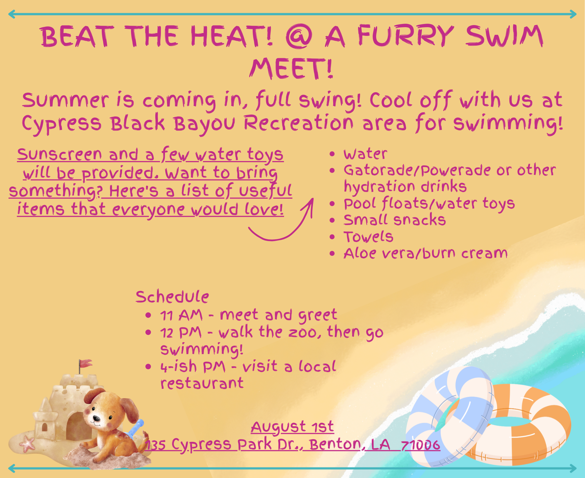 Beat the Heat, Summer Swim Meet!