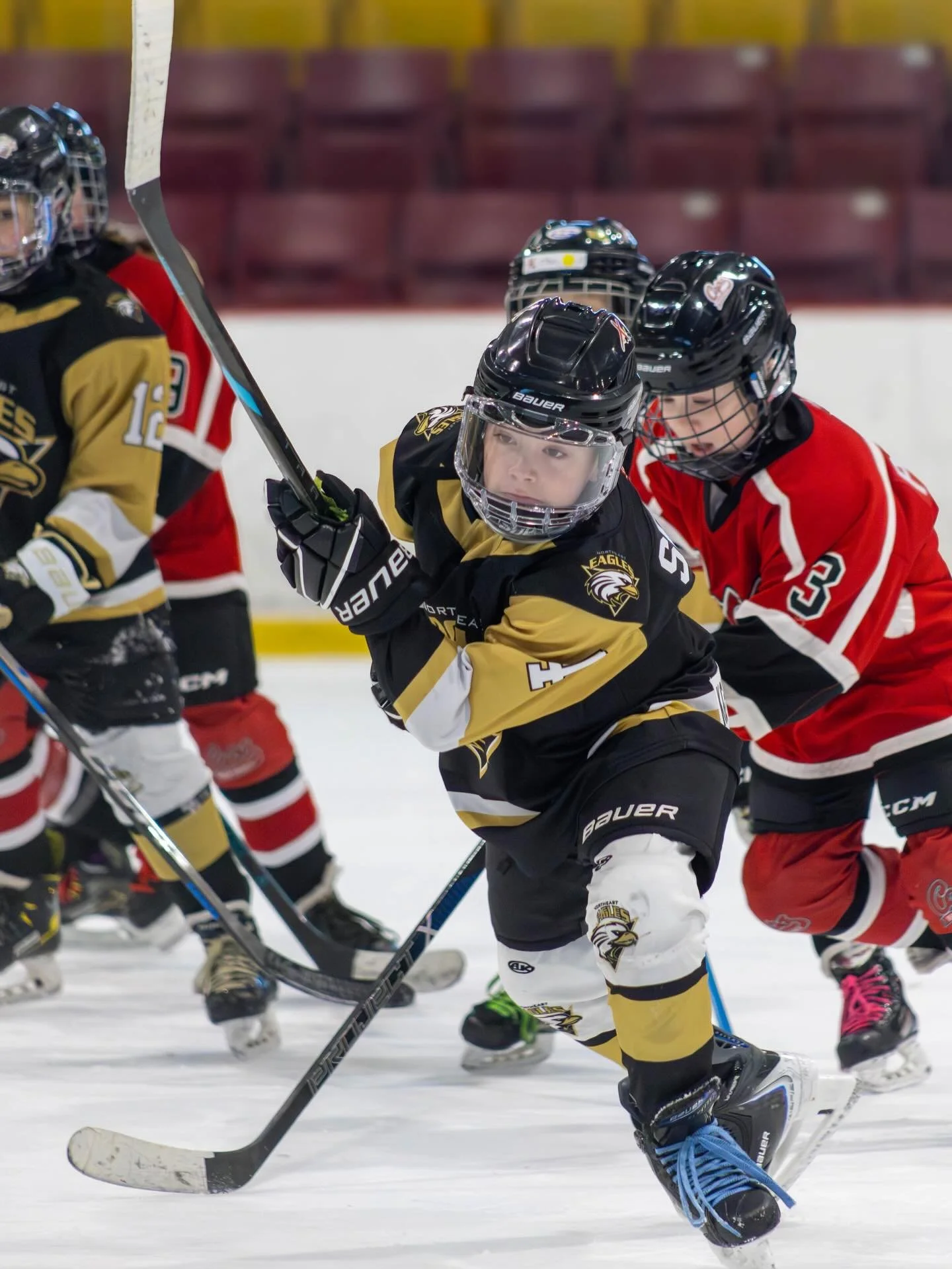 Game action with U13C team white 🦅