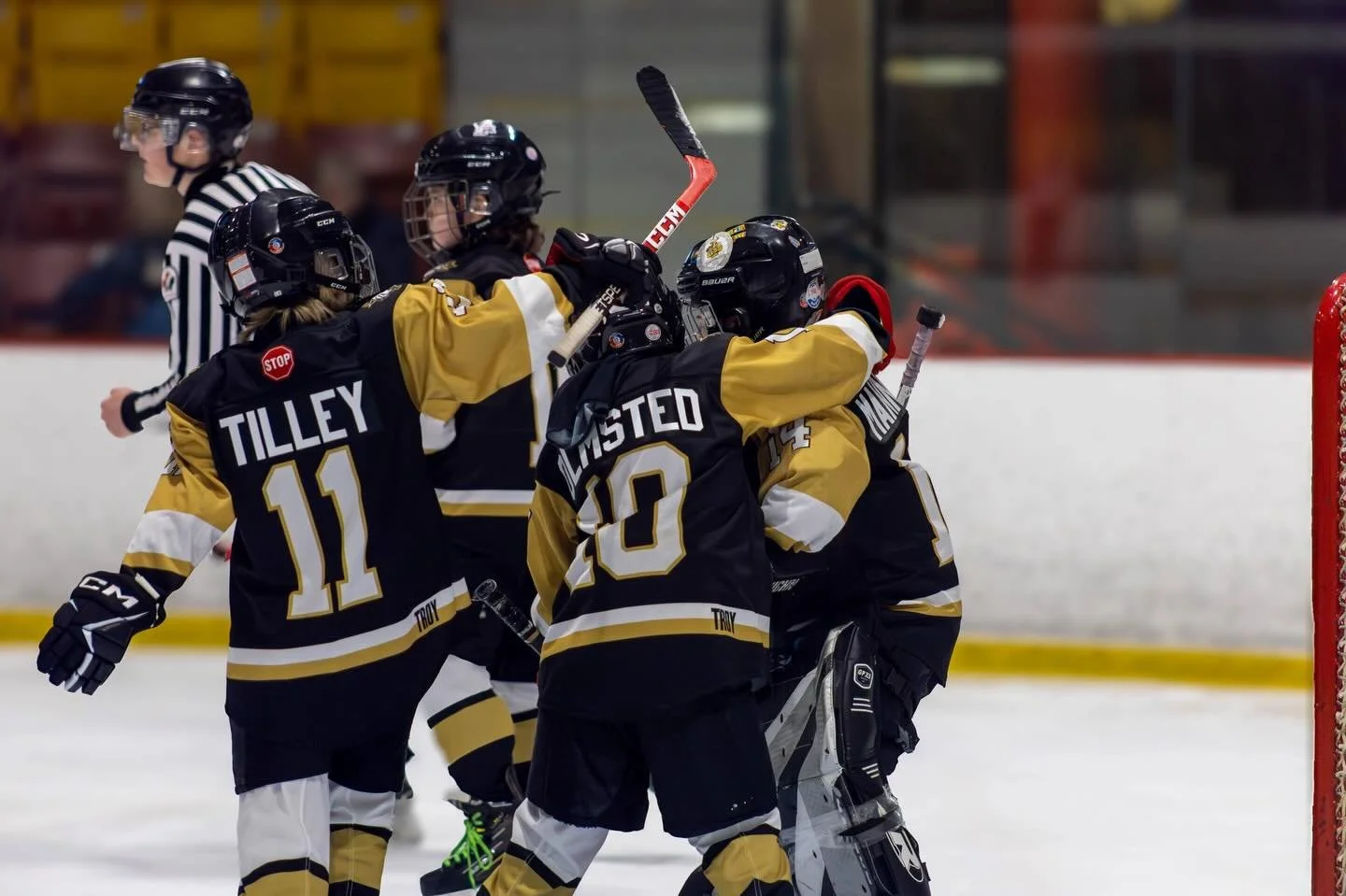 Big hustle from these little eagles🦅🏒