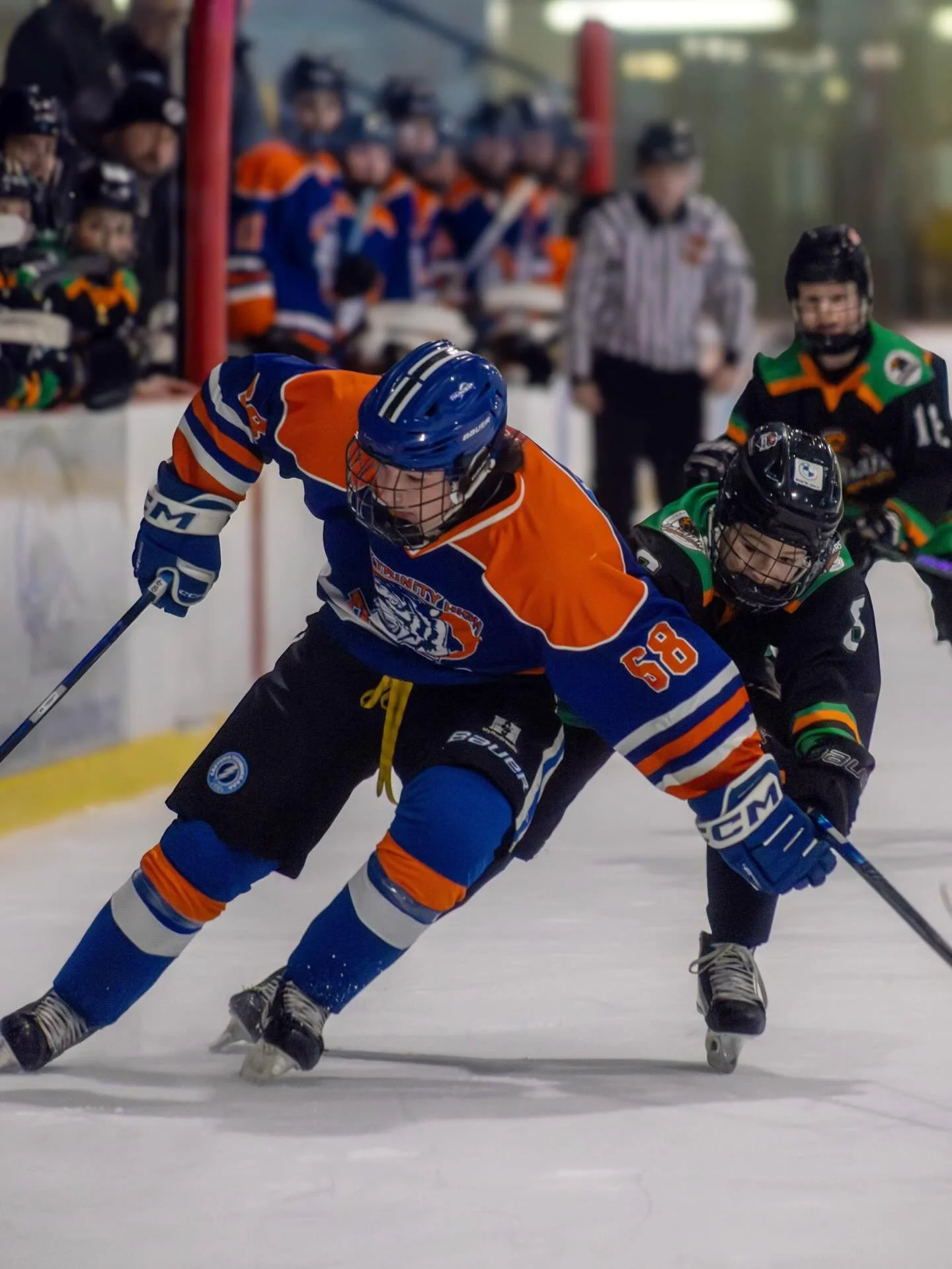 A hard-fought matchup between Holy Trinity Grade 9 tigers and Juniper Ridge Jaguars 🏒 

📸 more from these teams coming soon.