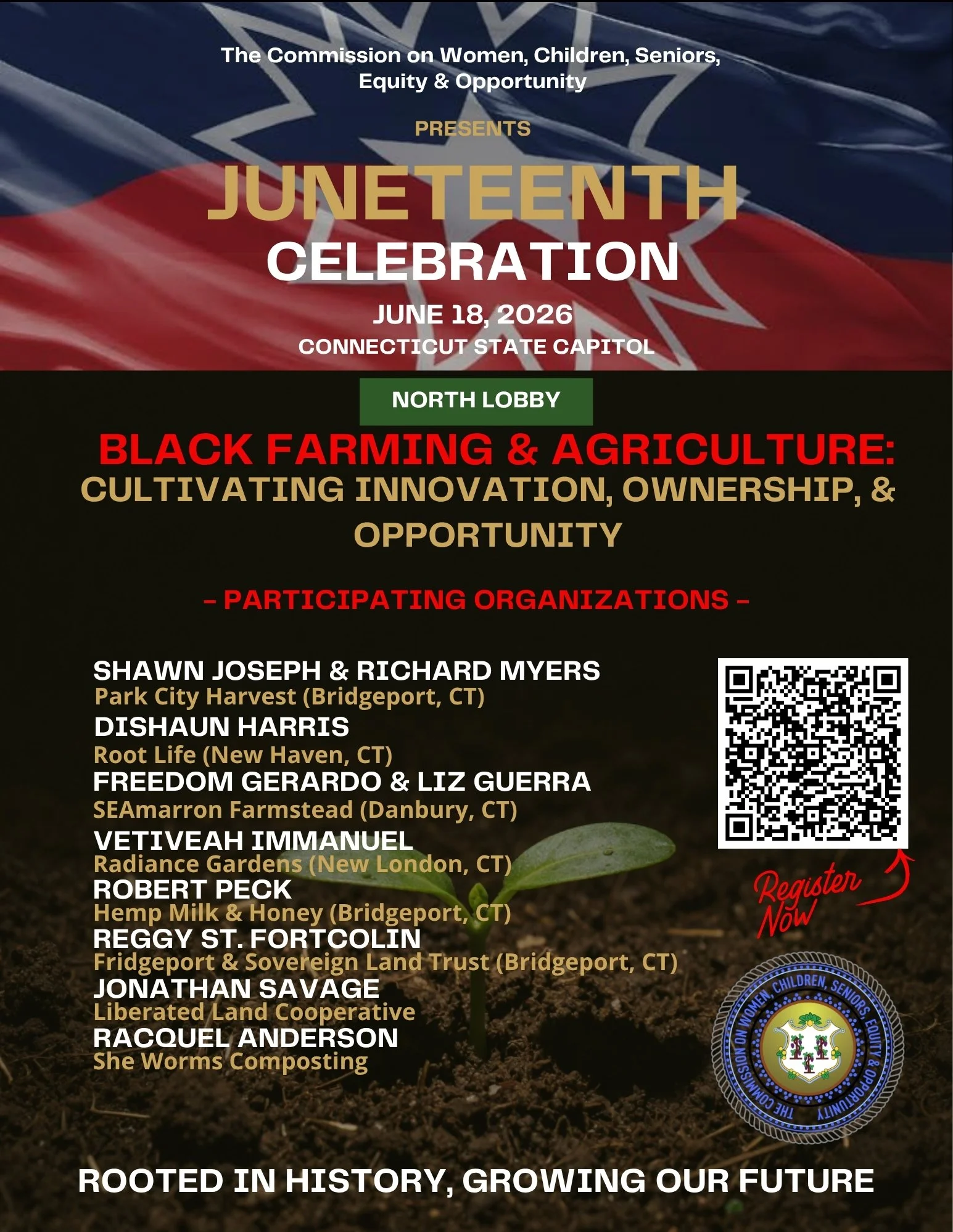 Juneteenth Flyer CT Black Farming