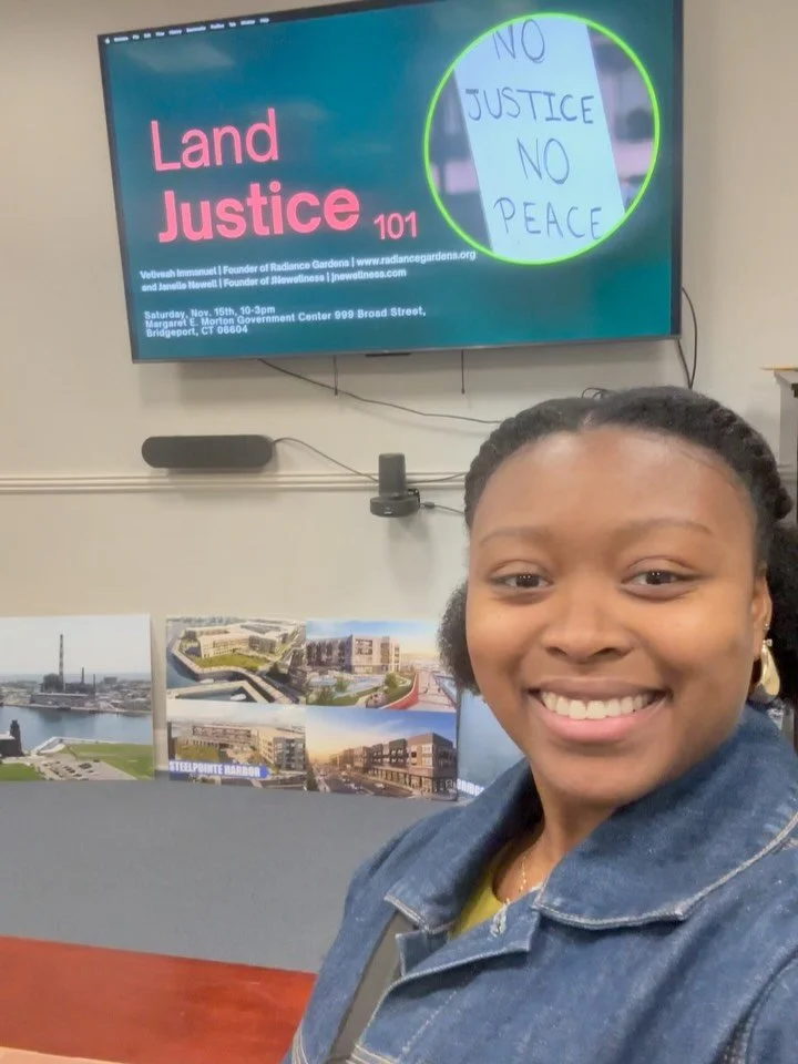 Book Vetiveah for a workshop‼️

Hi, I&rsquo;m Vetiveah, an urban farmer and food justice advocate now accepting bookings for speaking engagements, trainings, coaching/mentorship, and educational workshops on:

✊🏾Reclaiming Black farmland &amp; confr