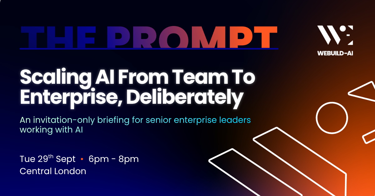 Scaling AI From Team To Enterprise, Deliberately