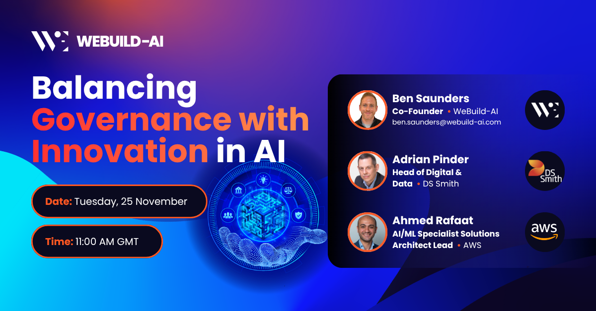 Balancing Governance with Innovation in AI webinar