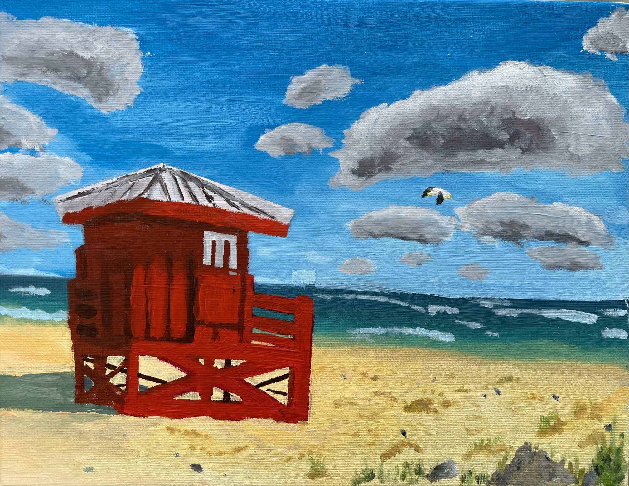 Summer Beach Landscape