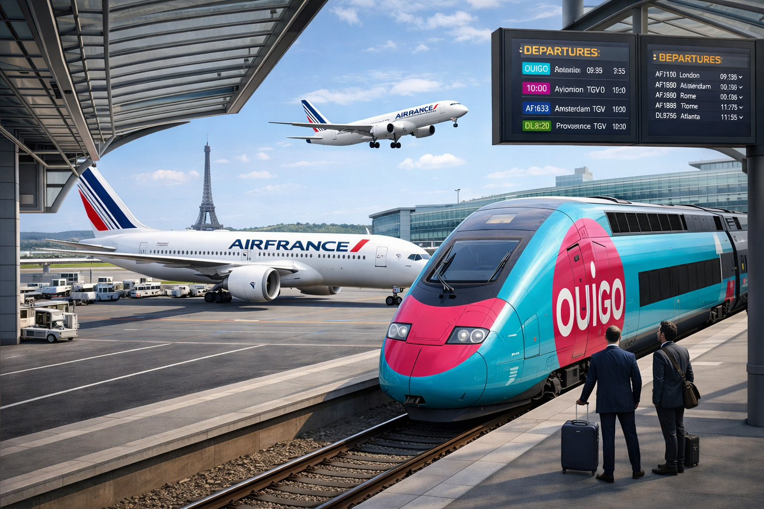 Train + Air expansion offers more low-carbon options for business travel to France