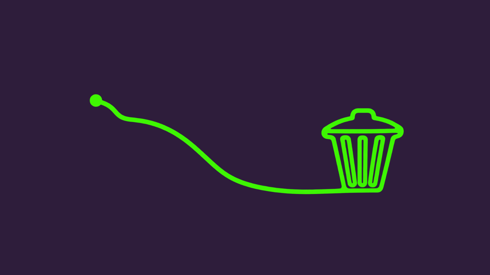Bin-shaped flight path highlights the technology behind modern business travel