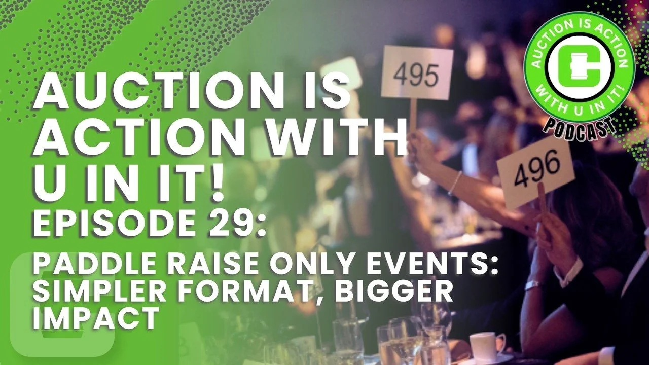 Podcast – Episode 29: Paddle Raise Only Events: Simpler Format, Bigger Impact