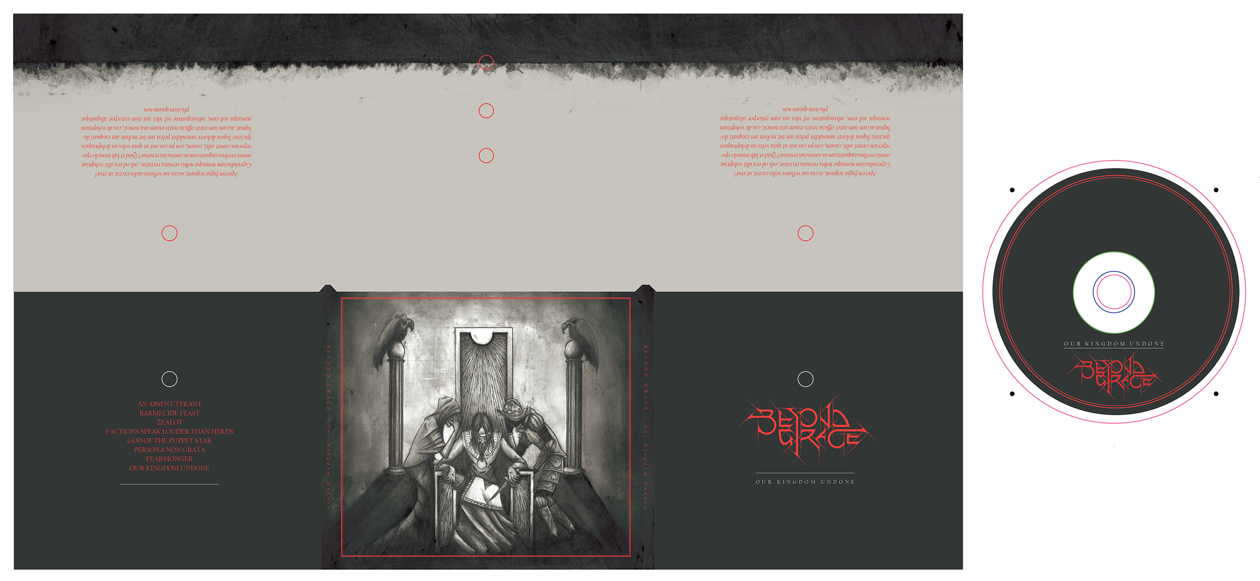 6 panel digipack and on body artwork