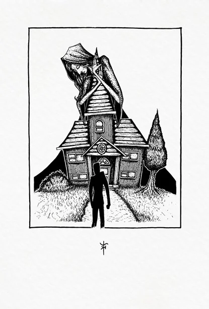 The Mercer House | One colour screen print on 300 GSM watercolour stock | 410 x 584 mm | 2011
