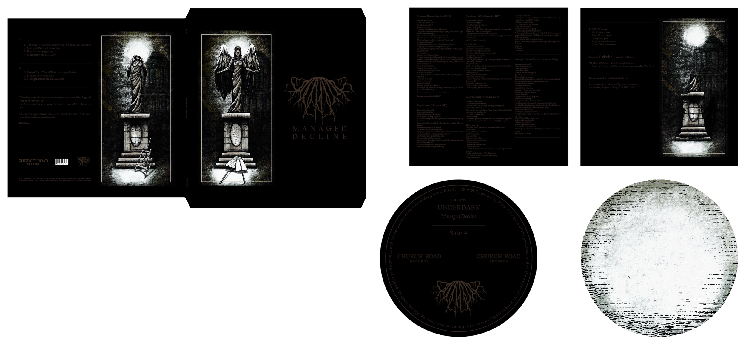 2 panel LP sleeve with insert