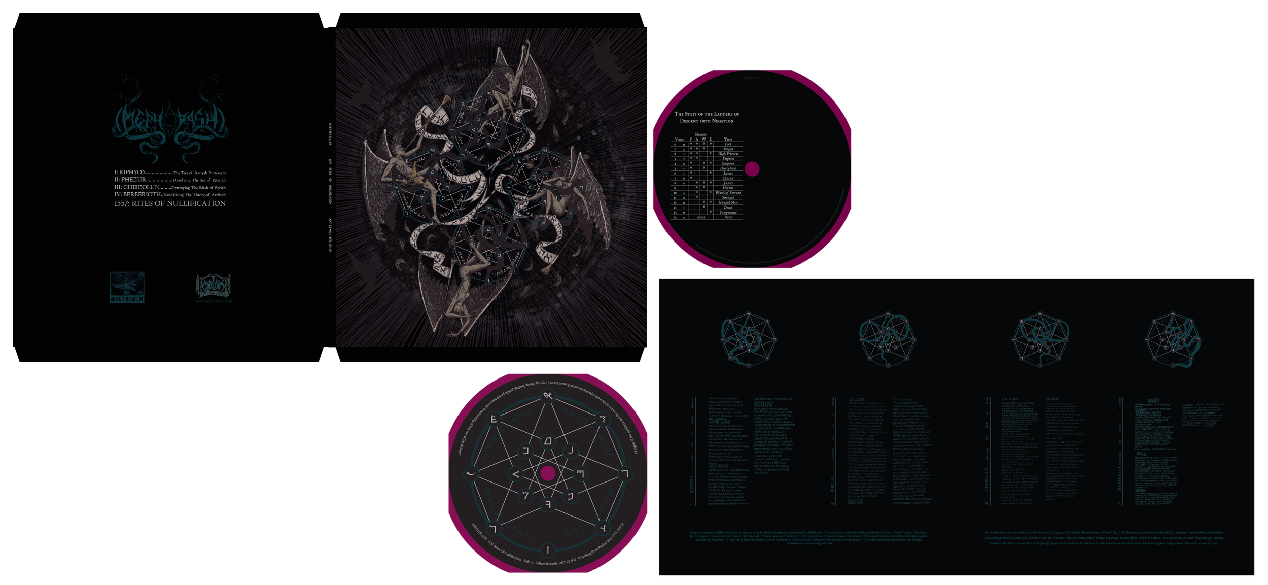Gatefold LP and labels