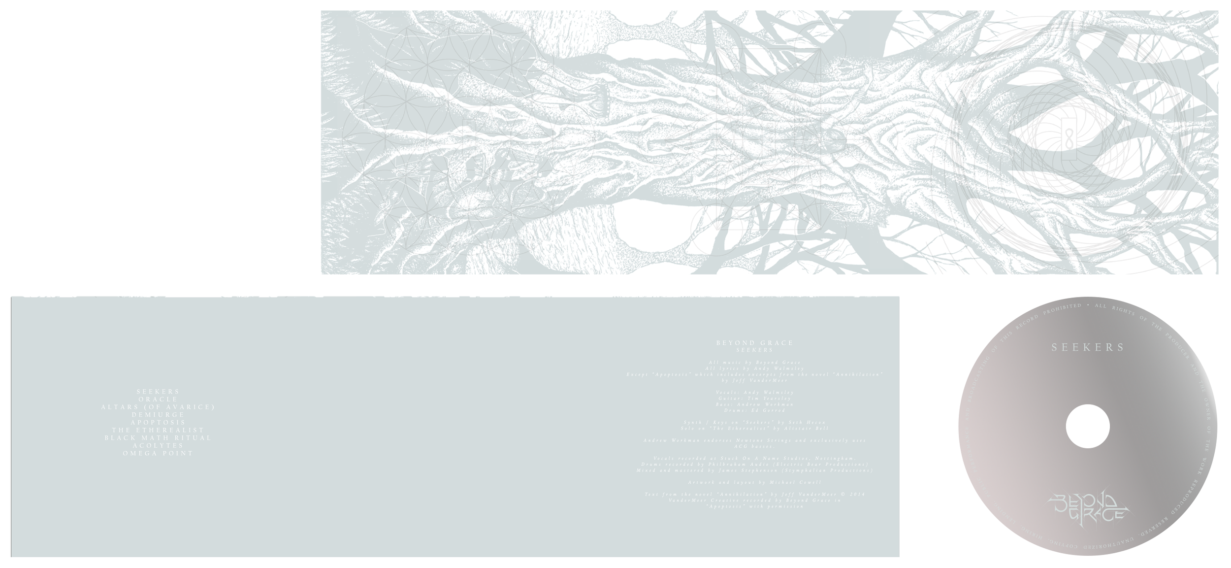 6 panel digipack CD and on body artwork